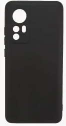 Накладка для Xiaomi Mi 12T Silicone cover без логотипа черная