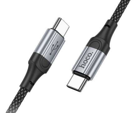  Usb Кабель-зарядка Type-C на Type-C Hoco X102 1м 60W черный