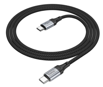  Usb Кабель-зарядка Type-C на Type-C Hoco X102 1м 60W черный