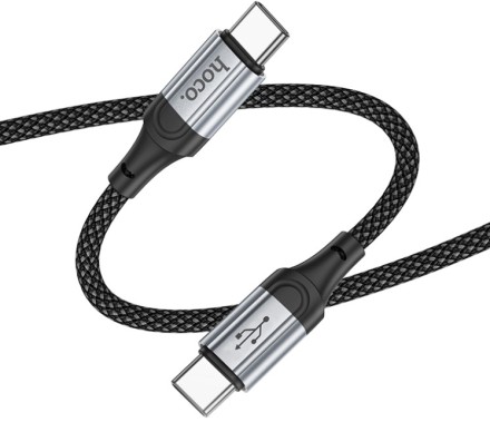  Usb Кабель-зарядка Type-C на Type-C Hoco X102 1м 60W черный