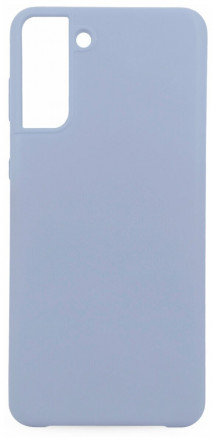 Накладка для Samsung Galaxy S21 Silicone cover без логотипа лаванда