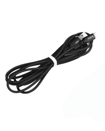  Usb Кабель-зарядка Lightning Hoco X14 Times speed 2A 2м в тканевой оплетке черный
