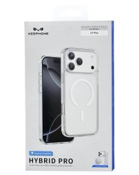 Накладка для i-Phone 17 Pro Keephone Hybrid Pro MagSnap прозрачный