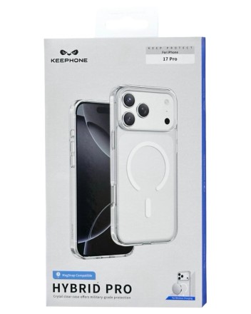  Накладка для i-Phone 17 Pro Keephone Hybrid Pro MagSnap прозрачный