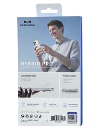 Накладка для i-Phone 17 Pro Keephone Hybrid Pro MagSnap прозрачный