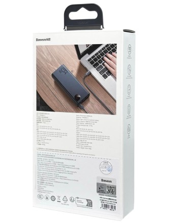  Powerbank Baseus Adaman 20000mAh 2USB/USB-C 65W (P10021506U02-00) синий