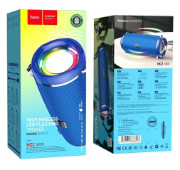 Bluetooth колонка Hoco HC2 BT5.0/2400mAh/6ч/10Вт/TF/FM/USB/AUX синяя
