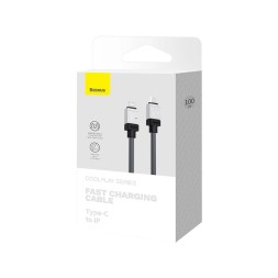 Кабель-зарядка Type-C на Lightning Baseus Coolplay Series 1м CAKW00001 20W 480 Мбит/с серый