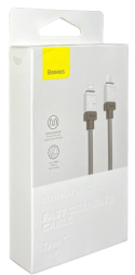 Кабель-зарядка Type-C на Lightning Baseus Coolplay Series 1м CAKW00001 20W 480 Мбит/с серый