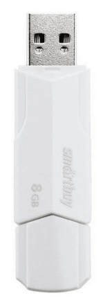  3.1 USB флеш накопитель Smartbuy 8GB Clue White (SB8GBCLU-W3)