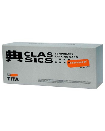  Парковочная карта Bcase TITA Mini Temporary Parking Card серебристая