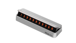 Парковочная карта Bcase TITA Mini Temporary Parking Card серебристая