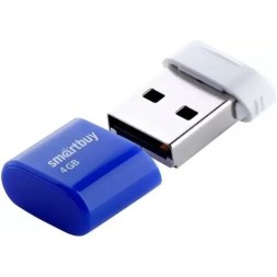 USB флеш накопитель Smartbuy 4GB Lara (SB4GBLara-B) синий