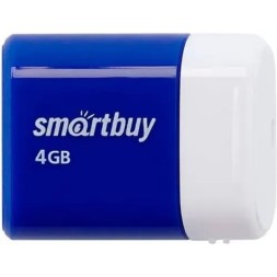 USB флеш накопитель Smartbuy 4GB Lara (SB4GBLara-B) синий