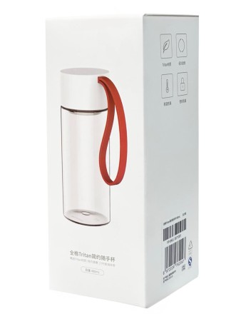  Бутылка для воды Quange Tritan Bottle Simple 480ml оранжевая