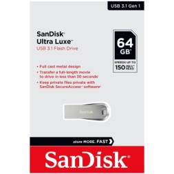 3.1 USB флеш накопитель SanDisk CZ74 Ultra Luxe 64GB (SDCZ74-064G-G46)