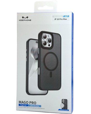  Накладка для i-Phone 16 Pro Max Keephone Mago Pro MagSnap черный