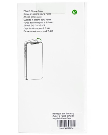  Накладка для Samsung Galaxy Z Fold 6 силикон MagSafe Clear Case