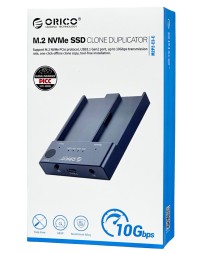 Дубликатор для 2 M.2 NVMe Orico M2P2-C3-C USB-C серый