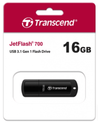 3.1 USB флеш накопитель Transcend 16GB черный JetFlash 700