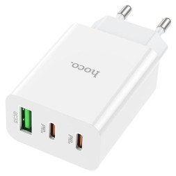 Сетевое зар. устр. Hoco C99A 1USB/2C 20W белое