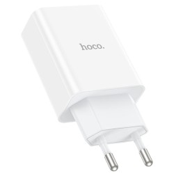 Сетевое зар. устр. Hoco C99A 1USB/2C 20W белое