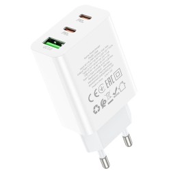 Сетевое зар. устр. Hoco C99A 1USB/2C 20W белое