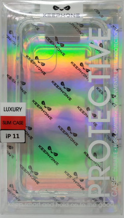 Накладка для i-Phone 11 Keephone Armor series силикон прозрачный