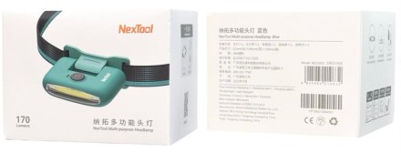  Налобный фонарь NexTool Multifunctional Head Lights (набор) NE20003 синий