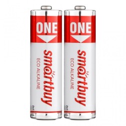 Батарейка алкалиновая Smartbuy ONE LR6/2B (24/240)  SOBA-2A02B-Eco
