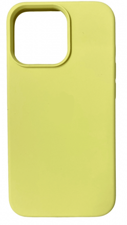 Чехол-накладка  i-Phone 13 Pro Silicone icase  №51 бледно-желтая