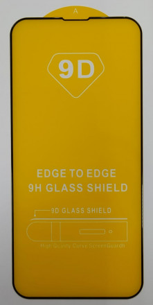 Защитное стекло для i-Phone 13 mini 5.4&quot; 9D чёрное