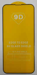 Защитное стекло для iPhone 13 mini 5.4&quot; 9D чёрное