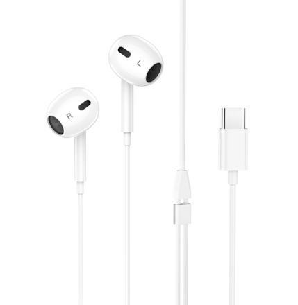  Стереонаушники Hoco M1 Max Type-C с микрофоном 1.2м белый