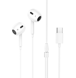 Стереонаушники Hoco M1 Max Type-C с микрофоном 1.2м белый