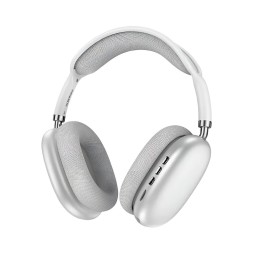 Стереонаушники Bluetooth полноразмерные Borofone BO22 BT5.3/12ч серебристые