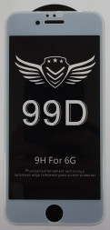 Защитное стекло для i-Phone 6/6s 99D белое