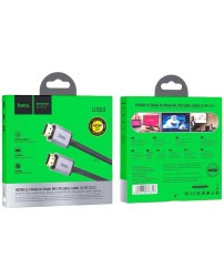 Кабель HDMI - HDMI v2.1 Hoco US03 8K/60Hz 2м черный