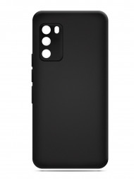 Чехол-накладка для Xiaomi Pocophone M3 силикон матовый чёрный