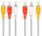  Кабель 3xRCA (папа) - 3xRCA (папа) Smartbuy (KA-231-200) 1.8м