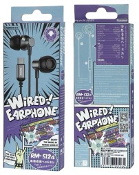 Наушники с микрофоном Remax RM-512a Type-C чёрные