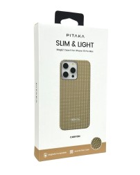 Накладка для i-Phone 15 Pro Max 6.7&quot; Pitaka Magez Case 5 Aramid Fiber Каньон(canyon)