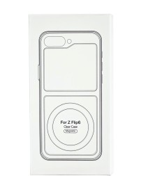 Накладка для Samsung Galaxy Z Flip 6 силикон MagSafe Clear Case