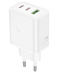 Сетевое зар. устр. Hoco N51 1USB/2С 65W белое