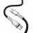  Кабель-зарядка Type-C на Type-C Baseus Cafule Metal 2м CATJK-D01 100W чёрный