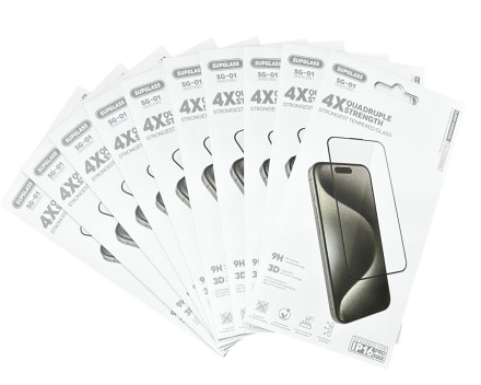  Защитное стекло для i-Phone 16 Pro Max Supglass SG-01 3D чёрное
