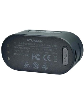  Налобный фонарь ATuMan MH1 Intelligent Multifunction Headlamp (с зарядным кейсом) черный