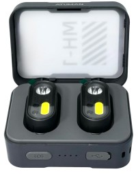 Налобный фонарь ATuMan MH1 Intelligent Multifunction Headlamp (с зарядным кейсом) черный