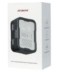 Налобный фонарь ATuMan MH1 Intelligent Multifunction Headlamp (с зарядным кейсом) черный