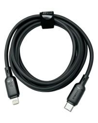 Кабель-зарядка Type-C на Lightning Baseus Silky Series 20W 2м (P10377700113-01) черный